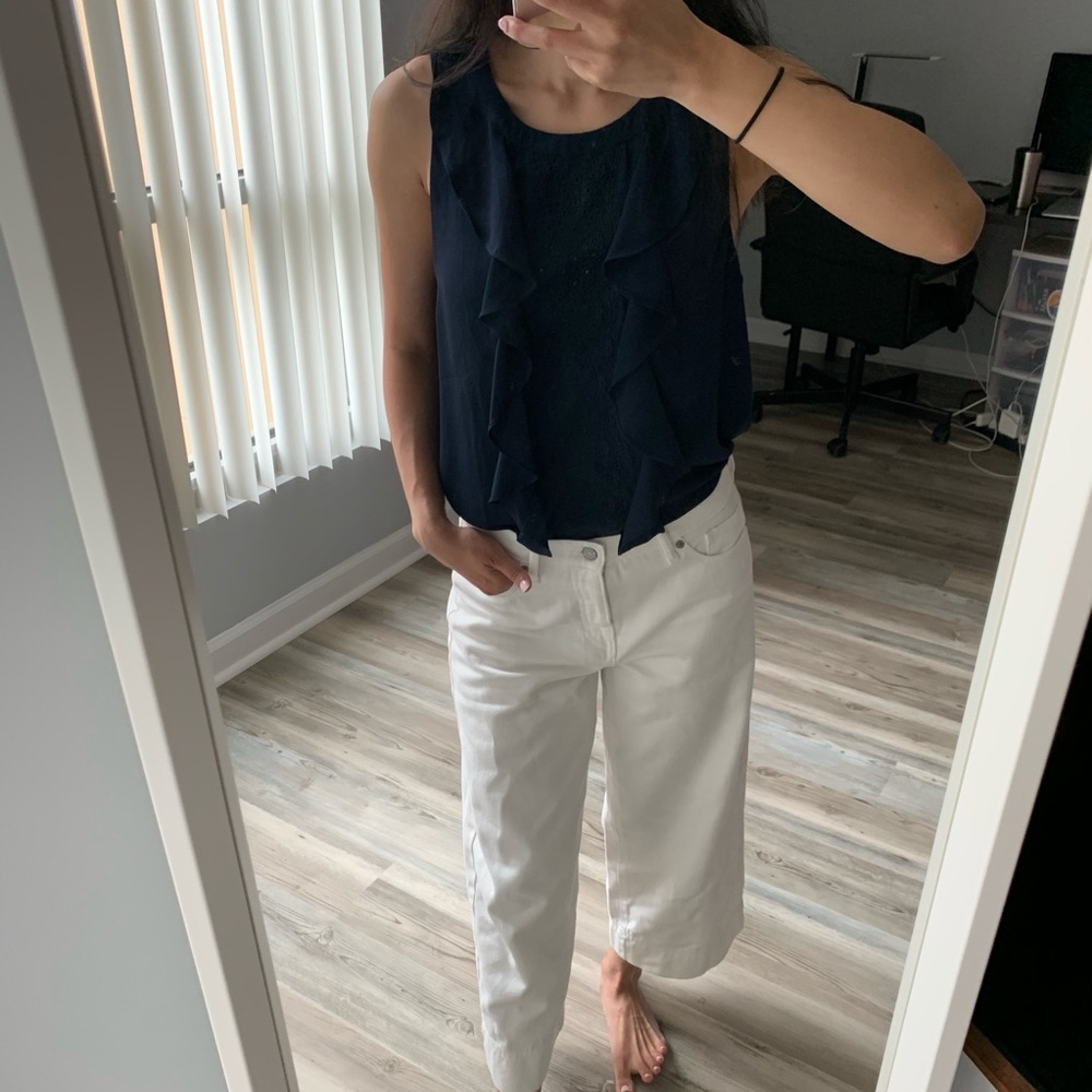 ‼️SOLD‼️ Ann Taylor ruffle blouse